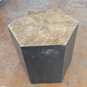 pd051-rex-iron-hexagon-table-with-oak-top