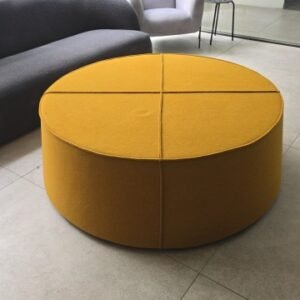 Pouf olli XXL moutarde