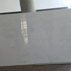 Bclear Magnetic White Glass Board with Concealed Mounting,